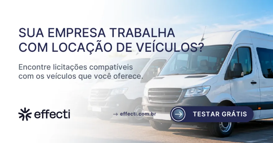 Licitação de locação de veículos: como definir preço e fornecer ao governo?
