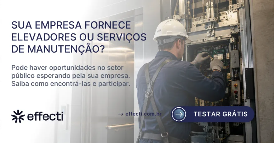 Licitação de elevadores e manutenção de elevadores: guia do fornecedor