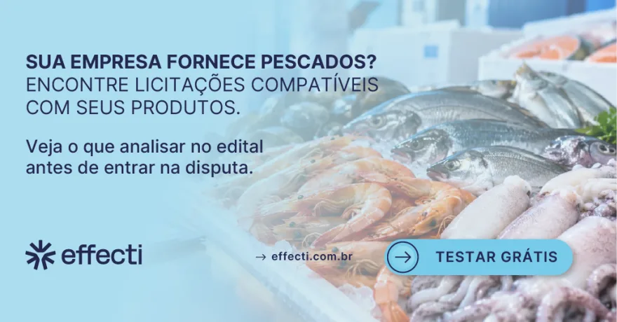 Licitação de pescados e frutos do mar: como fornecer ao governo sem perder margem?