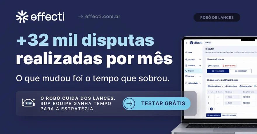 Effecti: mais de 32 mil disputas realizadas pelo robo