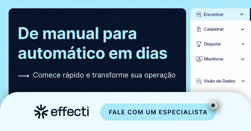 Effecti: da busca manual à gestão centralizada de licitações