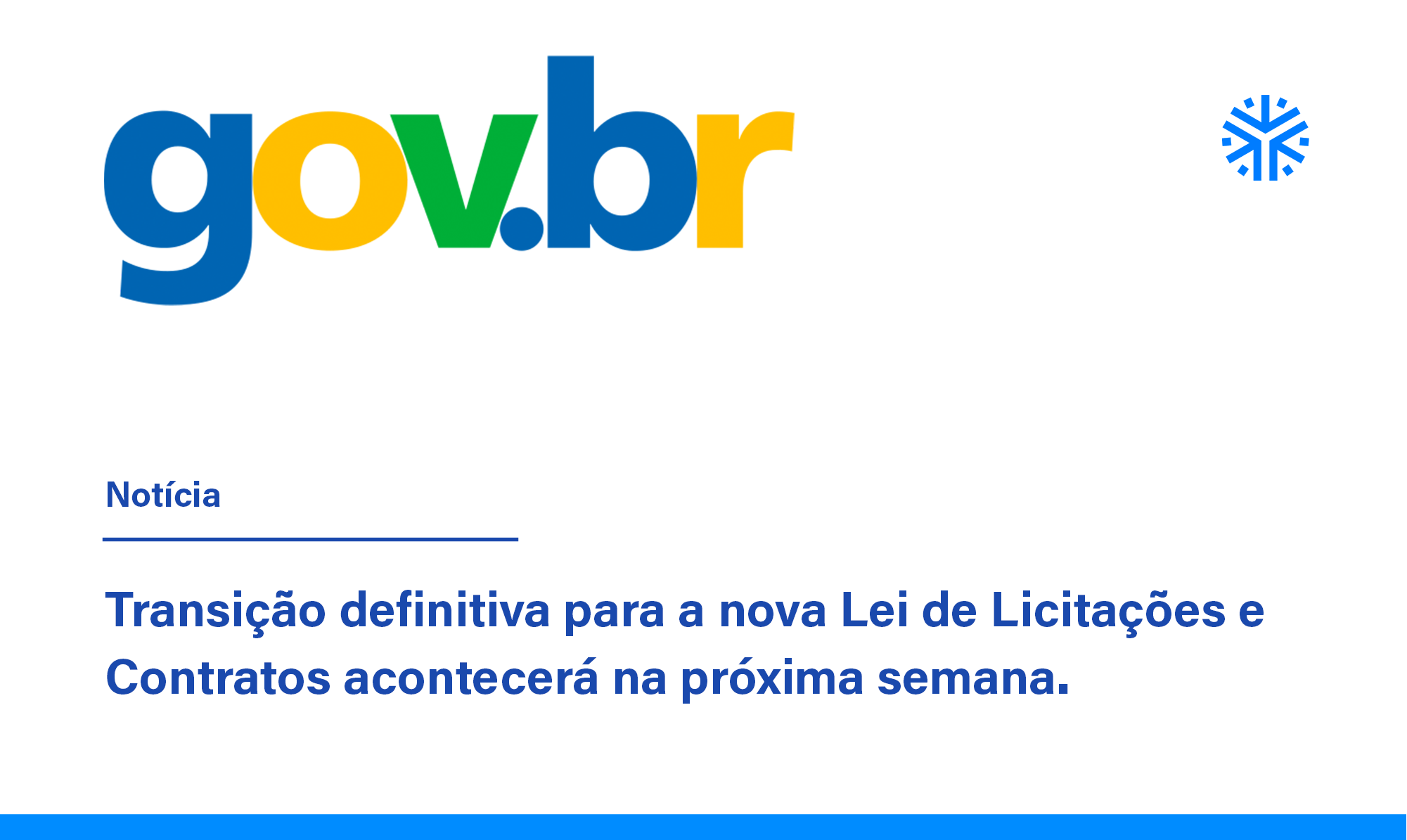 Transição definitiva para a nova Lei de Licitações é oficial